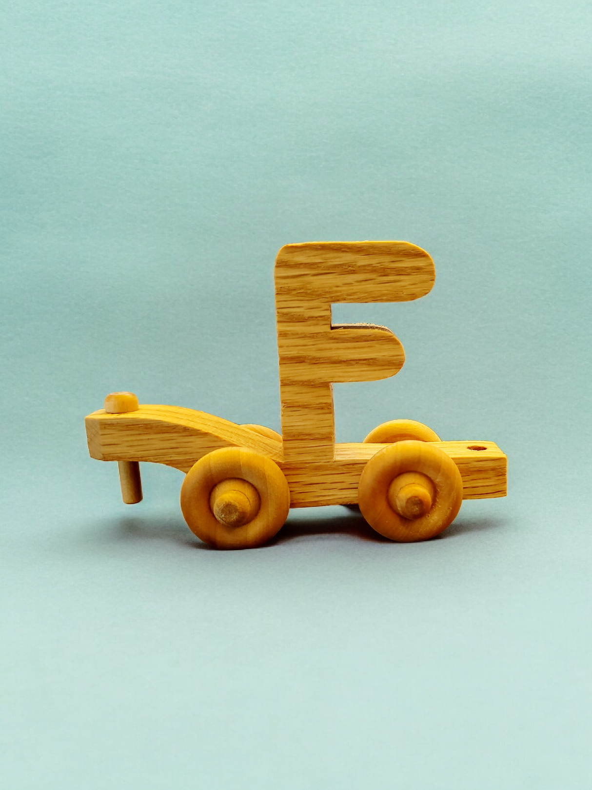 Wooden Alphabet Train Letter F