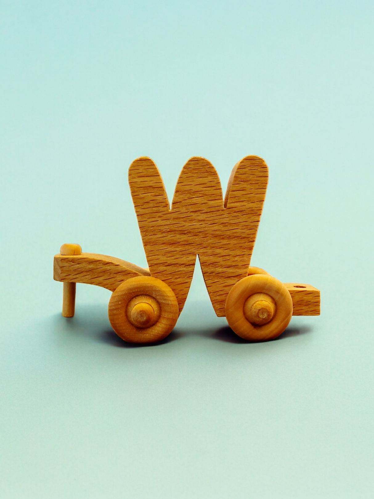Wooden Alphabet Train Letter W