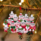 Snowpeople Ornament (12 Names)