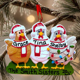 Chickens Ornament (3 Names)