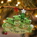 Frogs Ornament (3 Names)