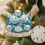 Sharks Ornament (3 Names)