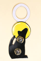 COYOTE - Hand-Painted Leather Doorknob Bell