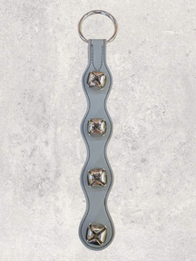 4 Plated Bells on Scalloped Doorhanger