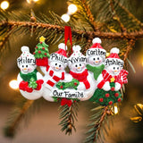 Snowpeople Ornament (5 Names)