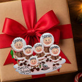 Ice Fishing Family Ornament (6 Names)