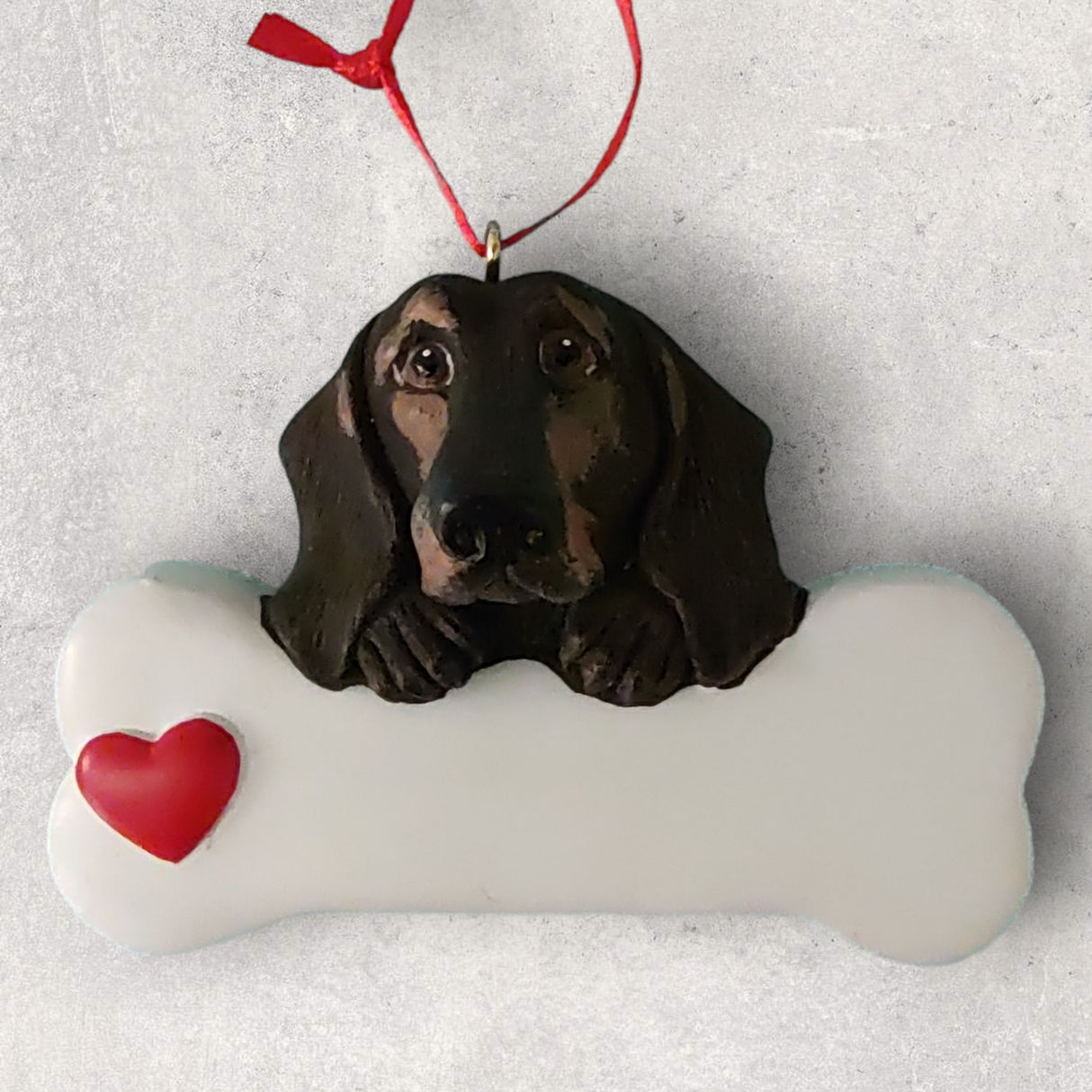 DOGS - DACHSHUND (BLACK) - Bone