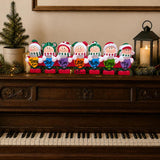People with Christmas Lights Tabletop Decoration (7 Names)