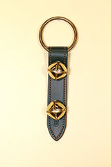 2 Plated Bells on Wide Stitched 8" Strap