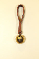 #1 Solid Brass RUMP Bell with Leather Handle