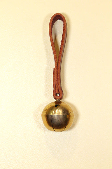 #2 Solid Brass RUMP Bell with Leather Handle