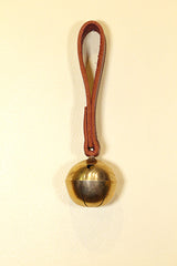 #2 Solid Brass RUMP Bell with Leather Handle