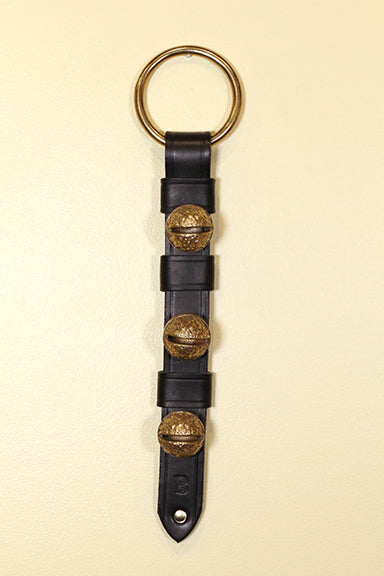 3 Solid Brass Raspberry Bells on 2-Ply Strap