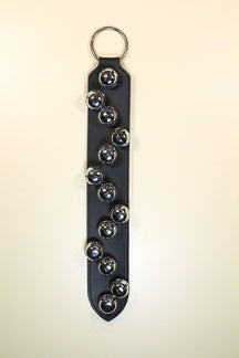 13 Chrome OR Solid Brass Bells on X-Large Door Hanger