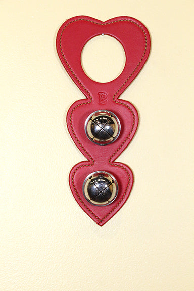 HEART - 3-Tiered Doorhanger - 2 Moyer Bells w/ Chrome Finish