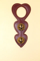 HEART - 3-Tiered Doorhanger - 2 Solid Brass Belsnickel Bells