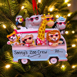 Animals in a Bus Ornament