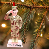 MILITARY Ornament - CAMOUFLAGE - MALE