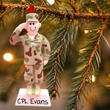 MILITARY Ornament - CAMOUFLAGE - MALE