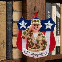 Army Male Shield Ornament