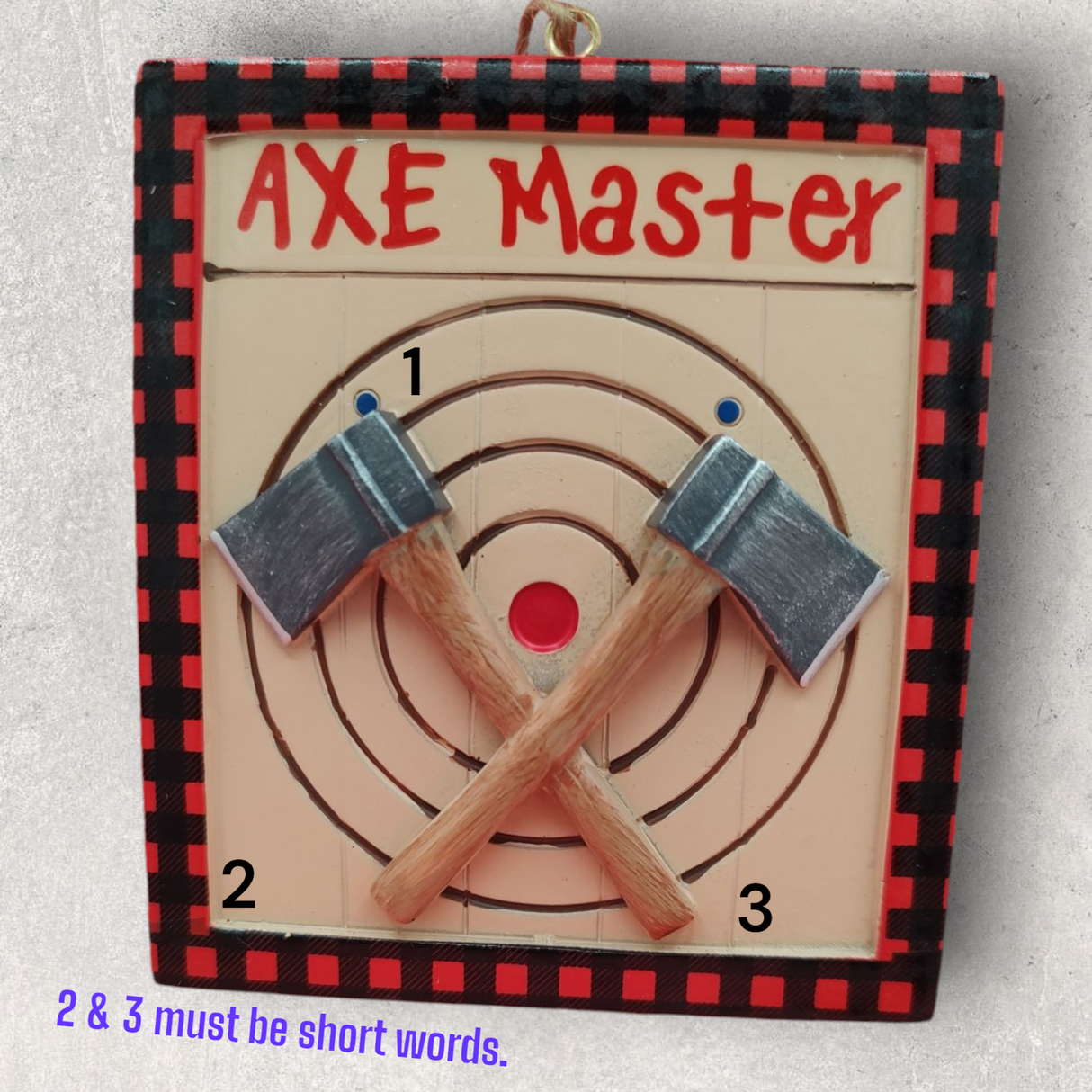 AXE THROWING Ornament