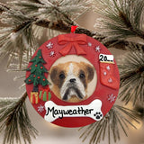 DOGS - BOXER (UNCROPPED) - Red Wreath
