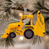 Backhoe Ornament