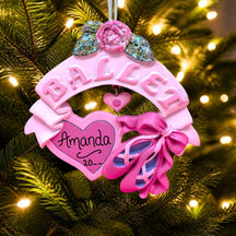 Ballet Heart Ornament
