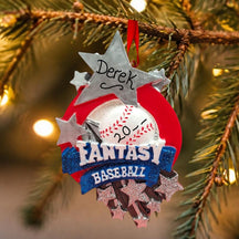 Fantasy Baseball Ornament