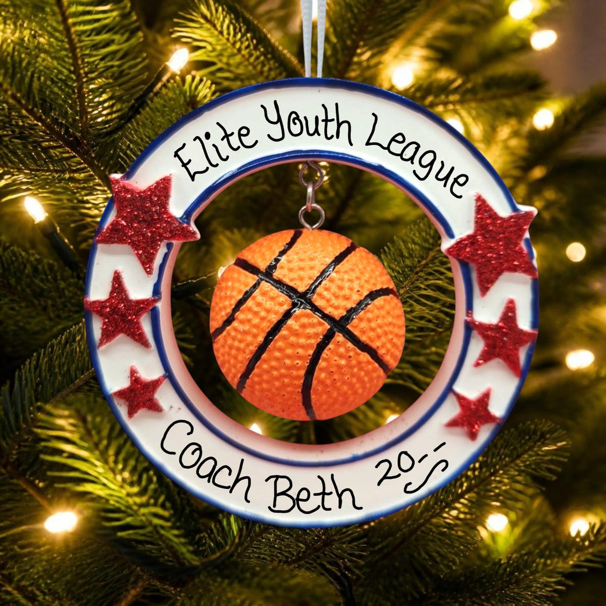 Basketball 3D Ball Ornament