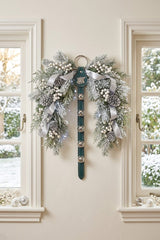 BELLS and HOLLY CHARM above 6 Bells on Leather Strap