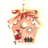 BIRDHOUSE with SANTA Ornament