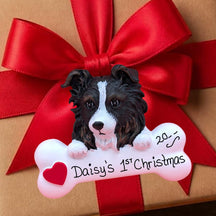 Australian Sheepdog Bone Ornament