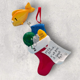 CAT STOCKING Ornament