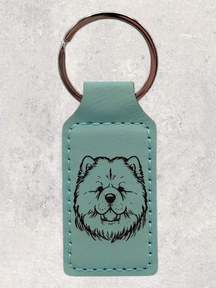 KEYCHAIN - CHOW - Leatherette - Personalizable