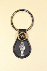 NUTCRACKER CHARM on Leather Teardrop, 1 Bell