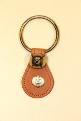 JACK-o'-LANTERN CHARM on Leather Teardrop - 1 Bell