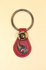 CORNUCOPIA CHARM on Leather Teardrop - 1 Bell