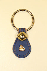 DUCK (WHIMSICAL) CHARM on Leather Teardrop - 1 Bell