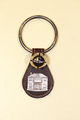 HOUSE CHARM on Leather Teardrop - 1 Bell