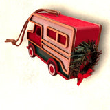 CAMPER / MOTORHOME - 3-D WOODEN Ornament