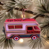 3D Wooden Camper & Motorhome Ornament