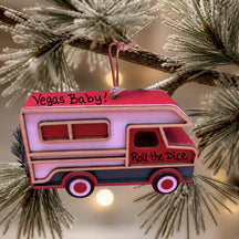 3D Wooden Camper & Motorhome Ornament