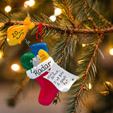 CAT STOCKING Ornament