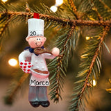 Chef, Baker & Cook Ornament (Male)