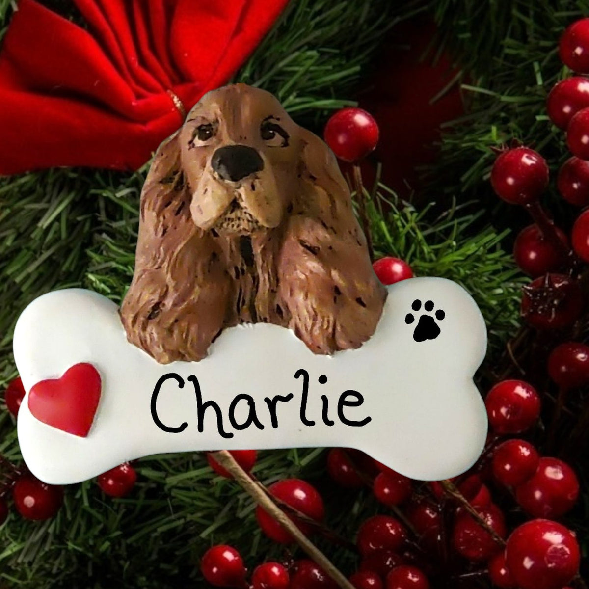 DOGS - COCKER SPANIEL (GOLD / BUFF) - Bone