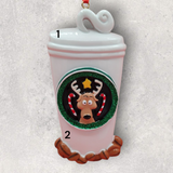 COFFEE- STAR "BUCK" CUP Ornament
