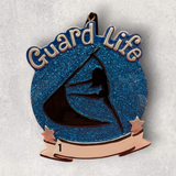 COLORGUARD Ornament - BLUE GLITTER