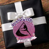 COLORGUARD Ornament - PURPLE GLITTER