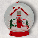 SNOW GLOBE COUPLE Ornament